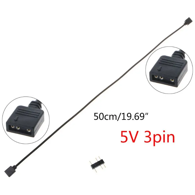 5V 3Pin RGB Connector Hub voor Computer PC voor Case Fan Voeding