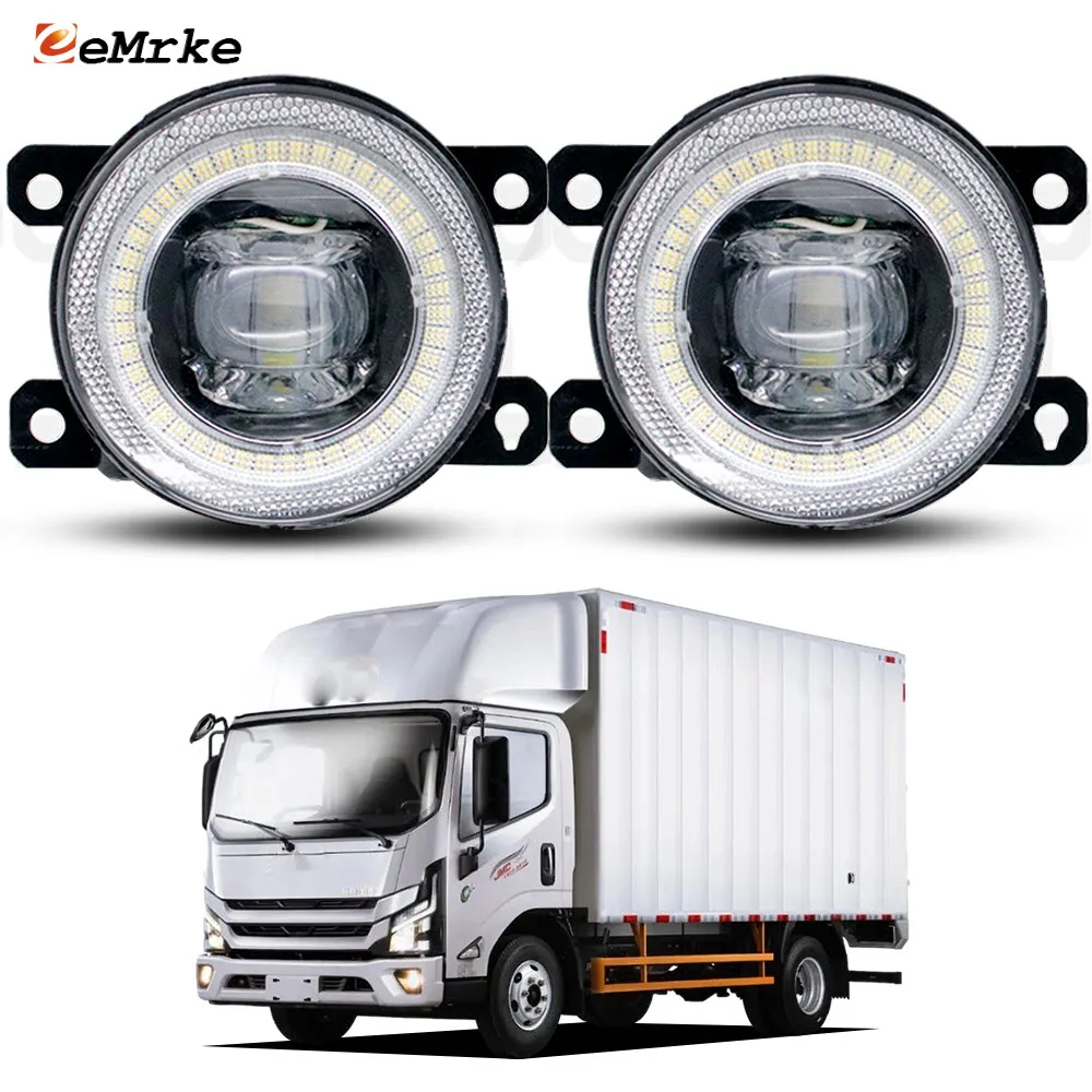 

Add LED Fog Lights 30W Pair for Jmc N822 NEW CARRYING PLUS CONQUER Angel Eye DRL Aperture Accessories Replace Halogen Fog Lamp