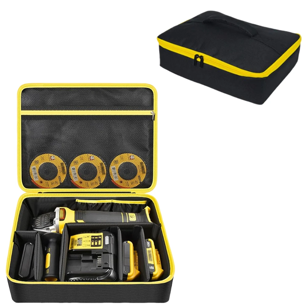 9x36x27cm Angle Grinding Machine Storage Bag with Pocket Storage Organizer for 20V MAX* Angle Grinder Tool (DCG413B)