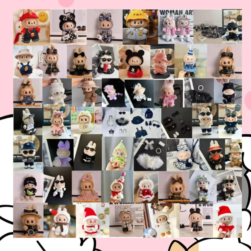 

Случайная одежда, костюмы, аксессуары, 17 см V1/2/3, плюшевые подвески, замененные детской одеждой, высококачественные аксессуары для кукол, украшение