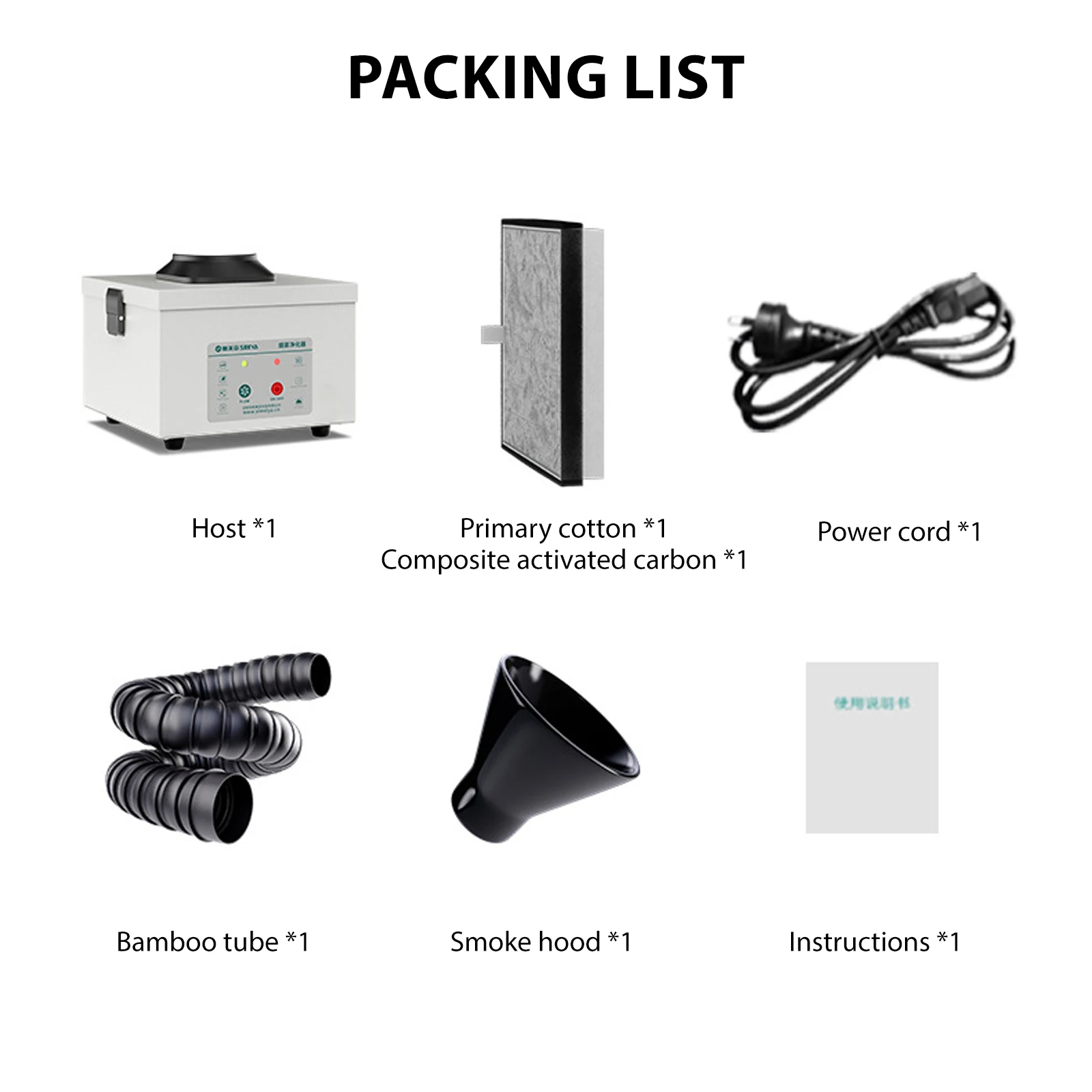 Ekstraktor Asap Portabel 30W Ekstraktor Asap Solder dengan Filter 3 Tahap Pembersih Hisap Kuat untuk Pengelasan DIY Ukiran