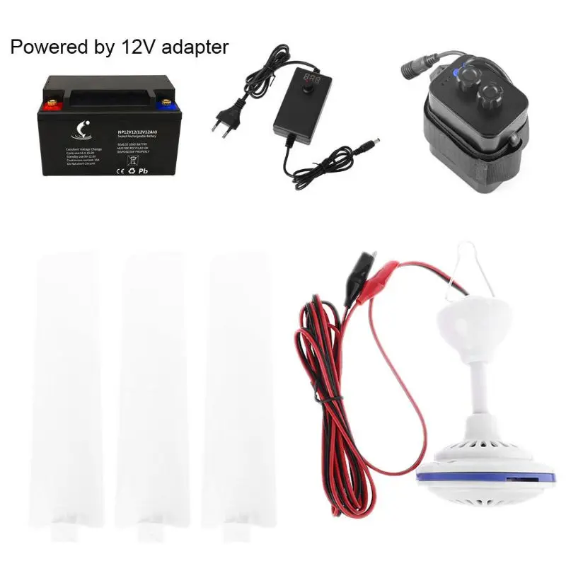 Hộ Gia Đình Quạt 3 Lá 12V 24V Quạt Trần Dành Cho Đi Bộ Đường Dài Ngoài Trời Nướng Thịt Dropshipping