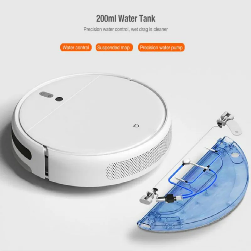 2500Pa Xiaomi MIJIA 1C Sweeping Mopping Robot Vacuum Cleaner with Visual Dynamic Navigation Household Automatic Cleaner 2400mAh