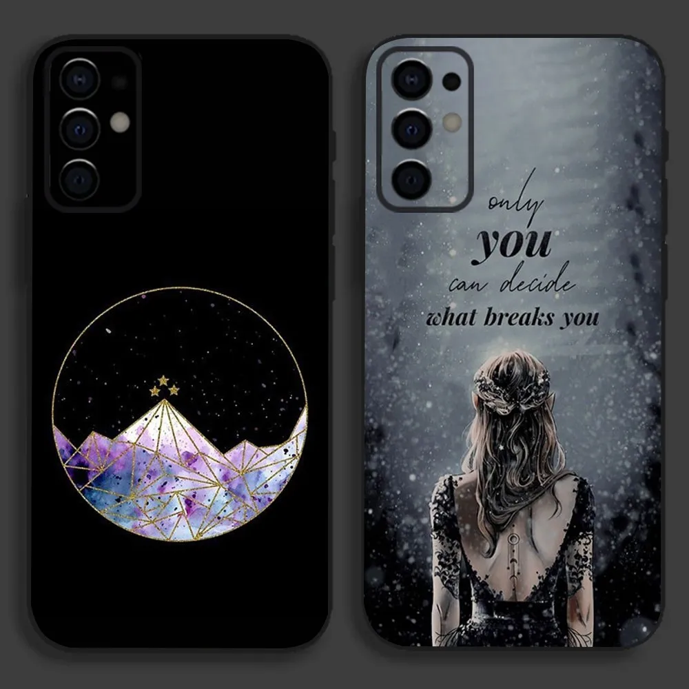 Acotar A Court of Mist and Fury Phone Case For Samsung S24,S21,S22,S23,S30,Ultra,S20,Plus,Fe,Lite,Note,10,9,5G Black Soft Cover