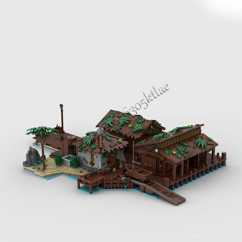 4581 ELEMENTÓW Dom Ulica Wyspa Zatoka Port Przedłużenie Magazyn Molo MOC Personalizowany Modułowy Zestaw Klocków DIY Zabawka Prezent