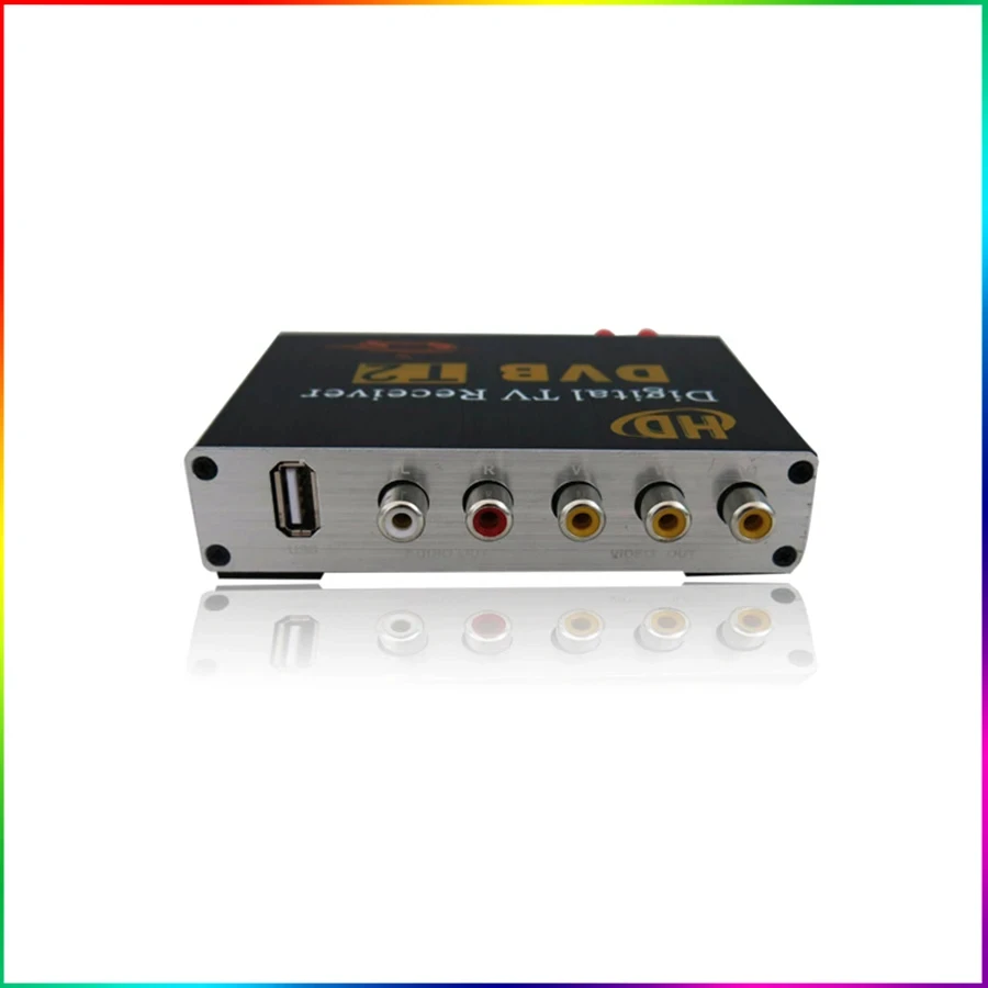 HD DVB-T2 MPEG4 TV Receiver Box Tuner Dual Antenna Car Mobile Digital Tv Box for RU AU EU South Africa Southeast Asia