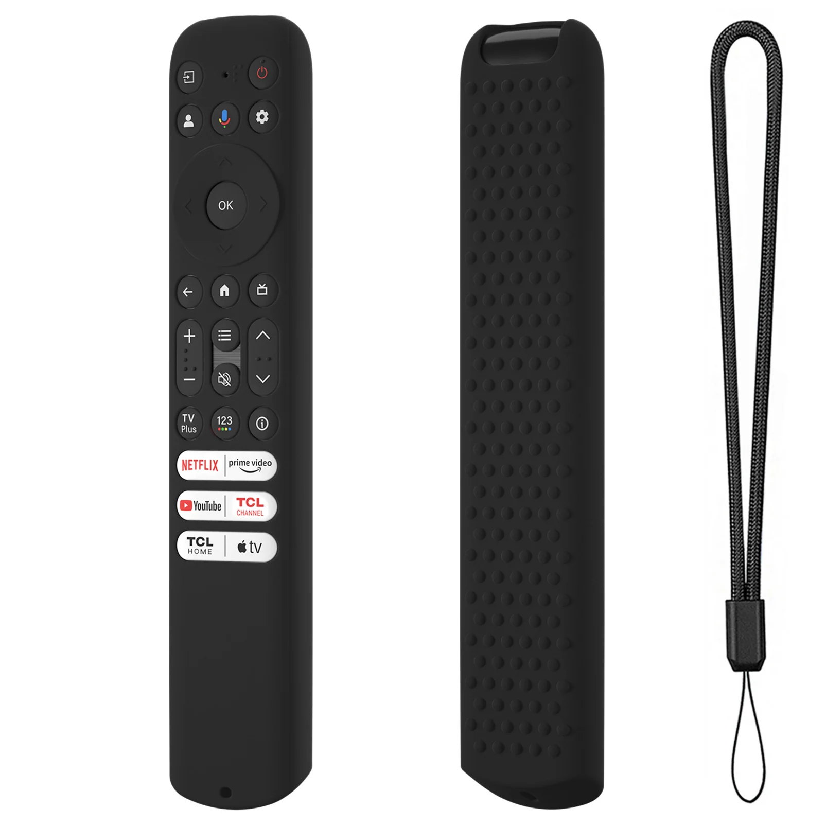 

Silicone Remote Controller Cases Protective Covers For TCL Smart TV Shockproof Remote Control Sleeve for TCL RC813 FMB1/RC923