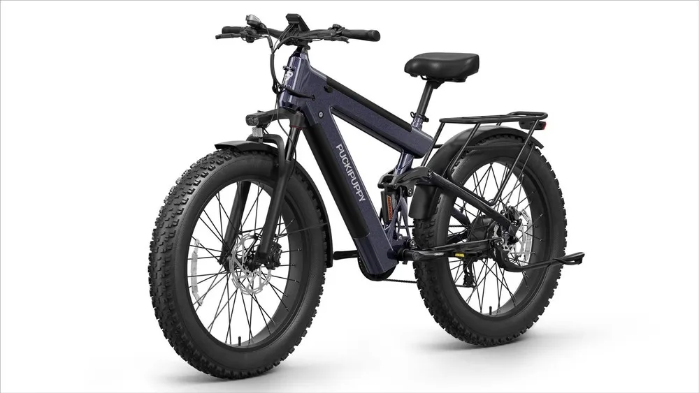 Electric Bike 1350W, 48V 30AH Dual Battery EBike, 130 Miles 26" Fat Tire 7 Speed