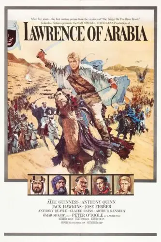 Lawrence of Arabia Movie Film Advert Vintage Retro style Metal Sign