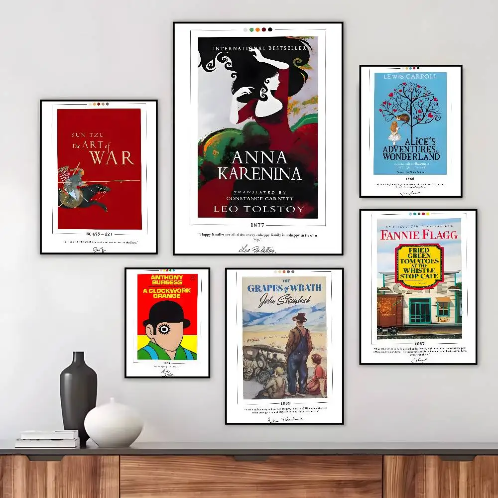 Pride and Prejudice Famous books Poster Art canvas HD aesthetic Printing Paper Wall Art for Living Room Bar fashion Home Decor