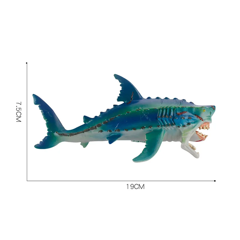 Simulation Ocean Animal Model Wonderland Monster Fish Green Crab Monster Octopu Shark Action Figure Collection Toy Children Gift