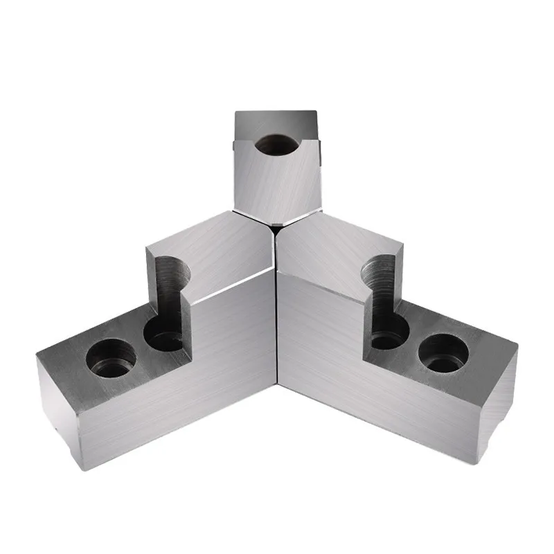 L Type Step Soft Jaws For Hydraulic 3 Jaw Chuck Internal External Use 5 6 8 10 Inch Sizes Ready Stock Quick Delivery