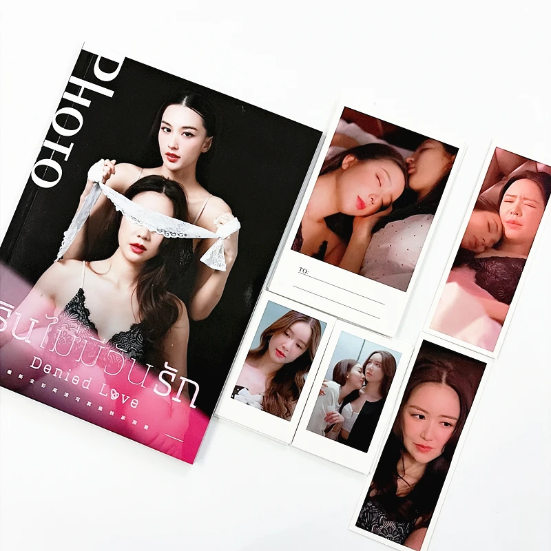 Thai GL Drama Denied Love Photo Book Enjoy Thidarat June Nannirin Photocard Postcards Set Fans Collection Gift