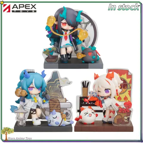 Original APEX-TOYS Arknights Dessert Q-version Series Yanguo Special Dusk/Nian/Ling Collection Figure Toy