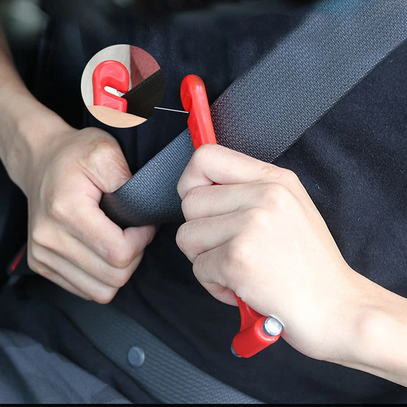 3 In1 Car Broken Window Hammer Emergency Safety Escape Rescue Tool Seat Belt Cutter Lifesaving Auto Glass Breaker