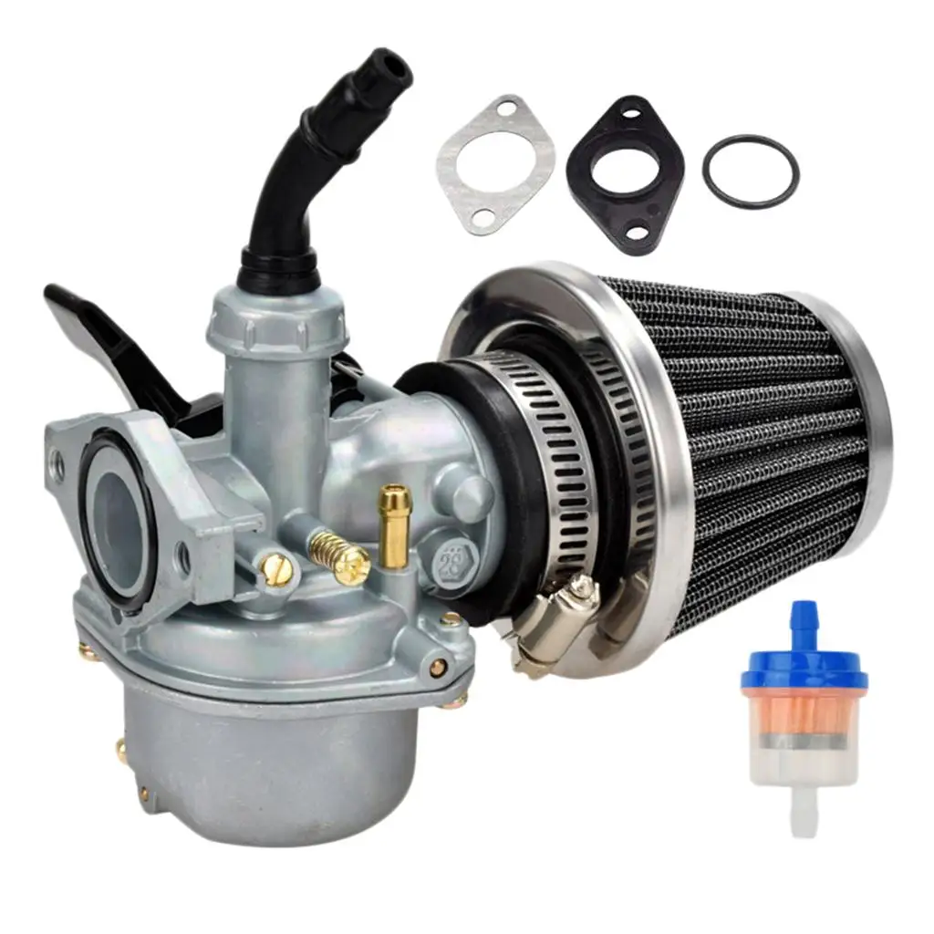 PZ19 Carburetor + 35mm Air Filter Suitable for 50ccm 70ccm ATV Dirt Bike Air Intake Fuel Carburetors