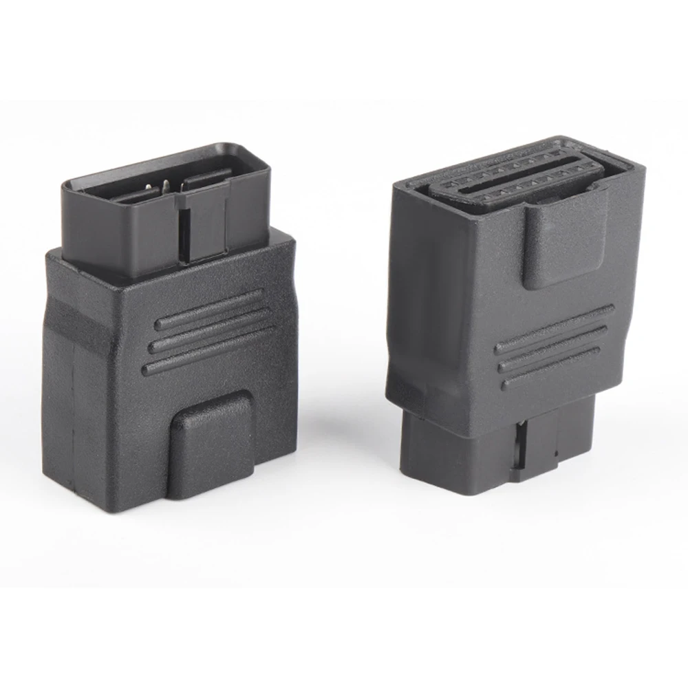 

A pair Male to Female OBD II Connector OBD2 16Pin Car Tester Plug OBD2 Extension Cord Adapter Car Computer Extension Plug