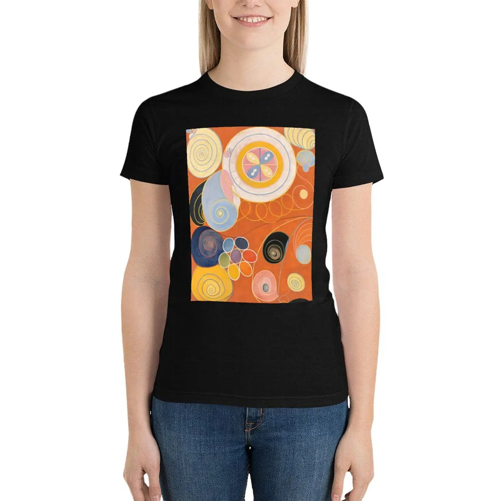 Hilma af Klint - Group IV, The Ten Largest, No. 3, Youth T-Shirt Blouse female blanks t shirts for Women loose fit