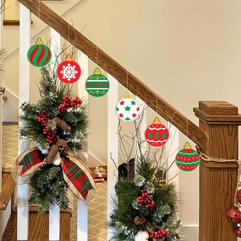 Blank Wooden Christmas Balls 6