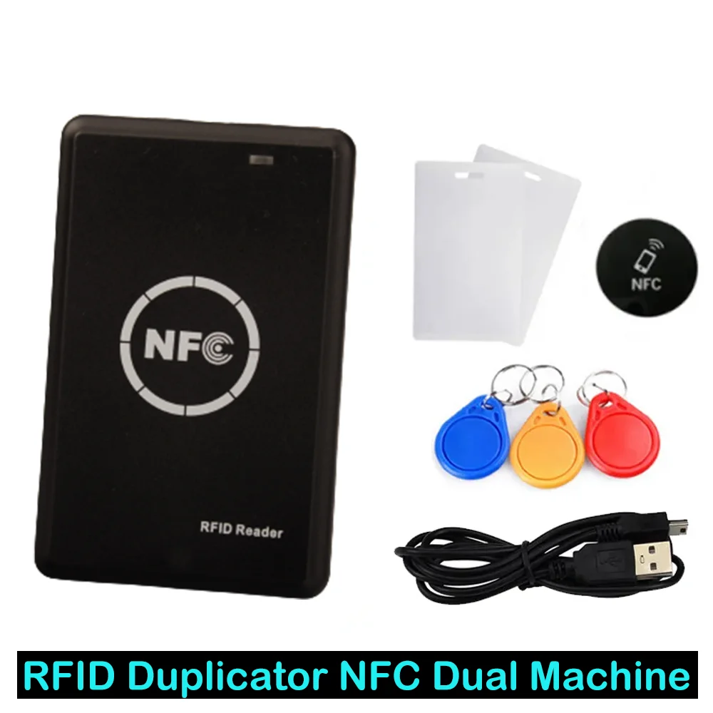 RFID NFC Multi-frequentie Copier ID IC Smart Chip Duplicator 125 KHZ 13.56 MHZ Tag Clone CUID T5577 Badge Kopie USB Programma Decodering