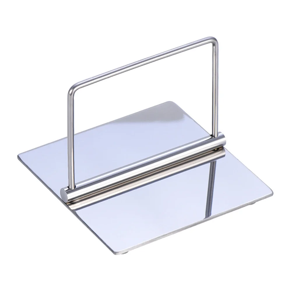 Stainless Steel Paper Towel Holder Napkin Tray Decorations Desktop Tissue Rack Stand