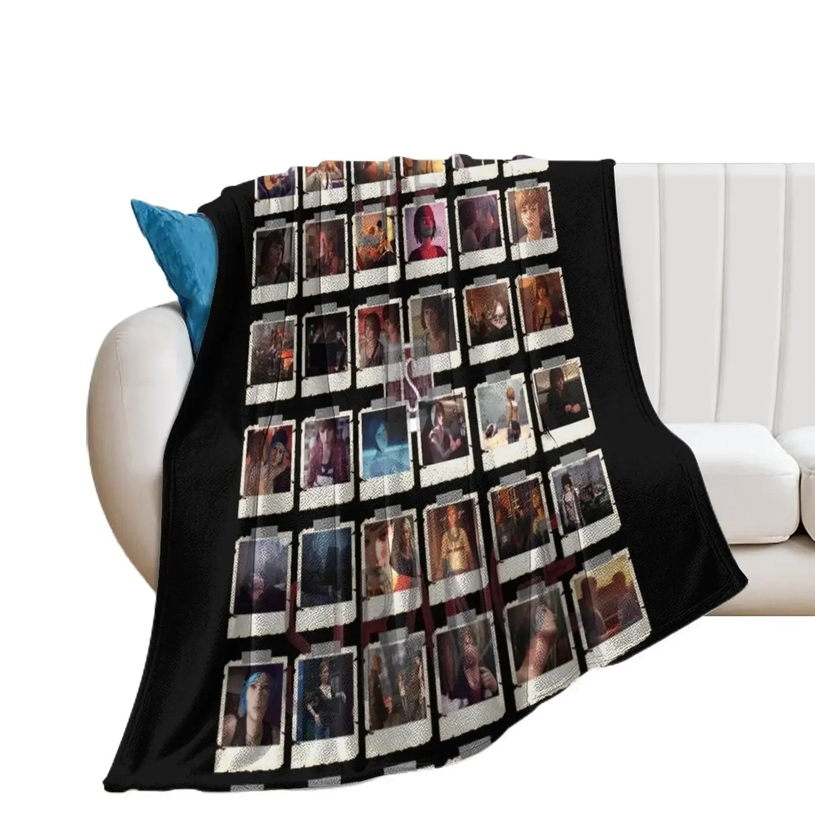 

Wall of pictures Throw Blanket Stuffeds Picnic Furry Blankets