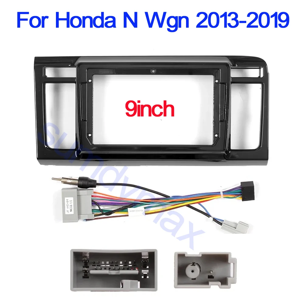 

9 Inch 2 Din Car Radio Plastic Fascia Plane Frame for HONDA N WGN 2013-2019 car radio frame