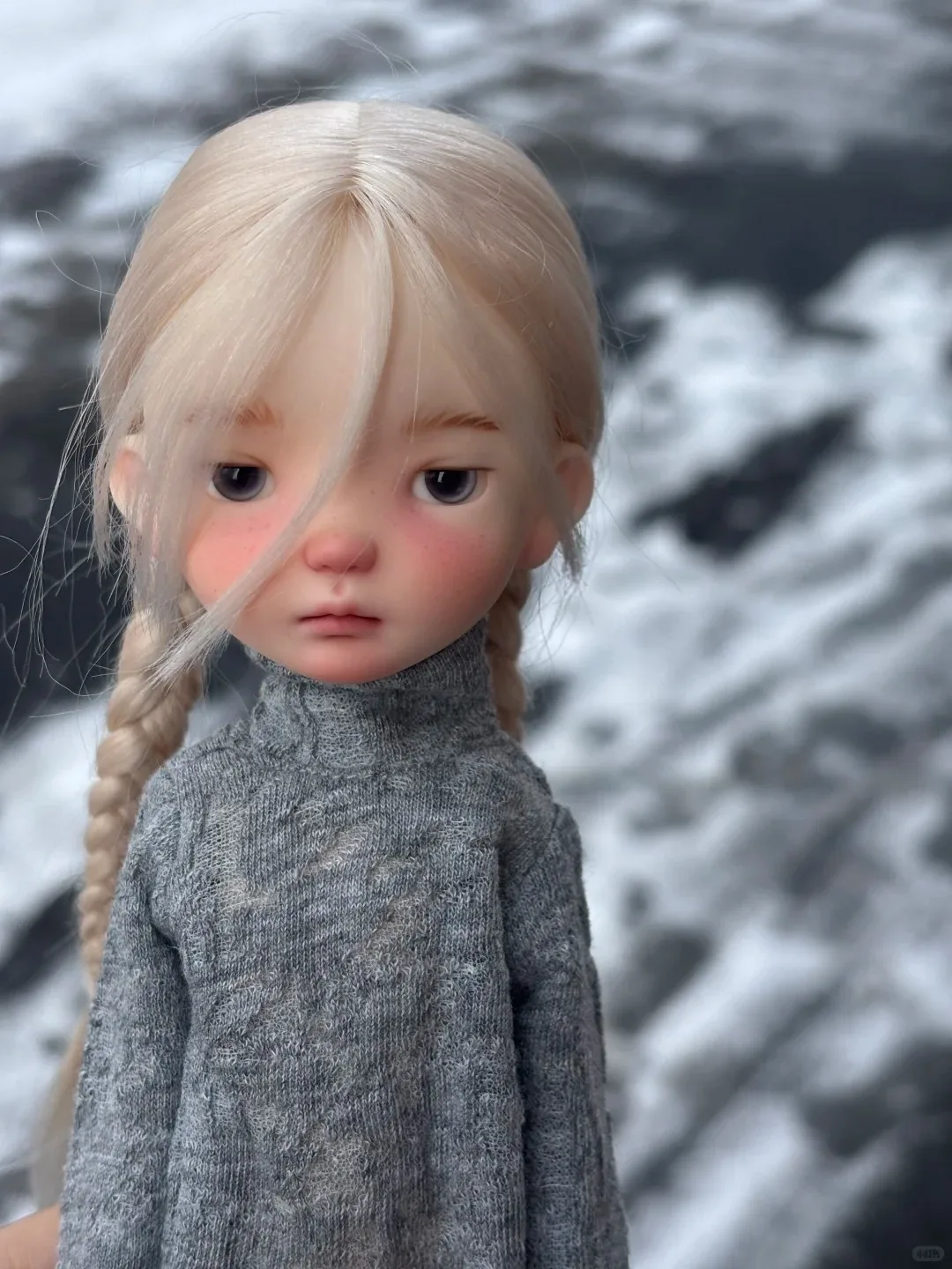 

Кукла BJD 1/6, женская кукла в масштабе KOZA, специальное тело, синяя смоляная кукла-игрушка, шарнирная кукла в комплекте.