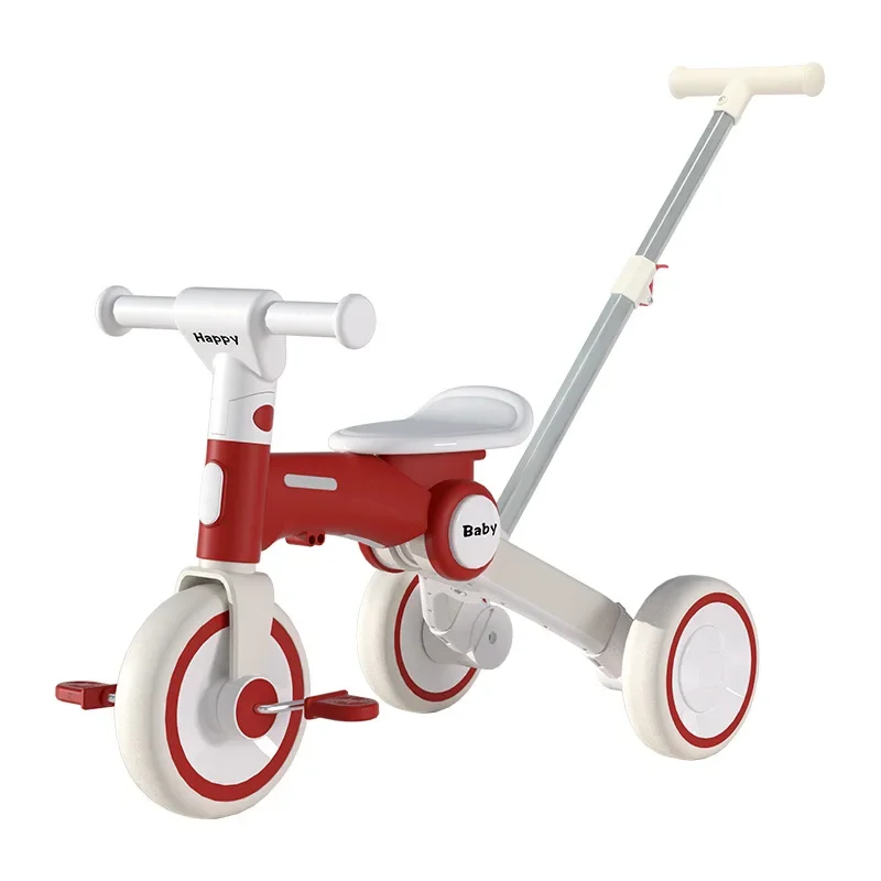 Children's Tricycle Baby Trolley Scooter 1-6 Years Old Boys and Girls Multi-functional Walker