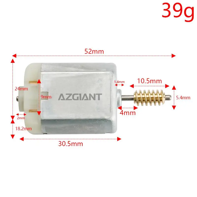 AZGIANT Auto Fold Mirror Motor 12V Low Noise DC Motor Side Mirror Repair for Volvo C30 Pass C70 MK2 S40 S60 Car Accessories