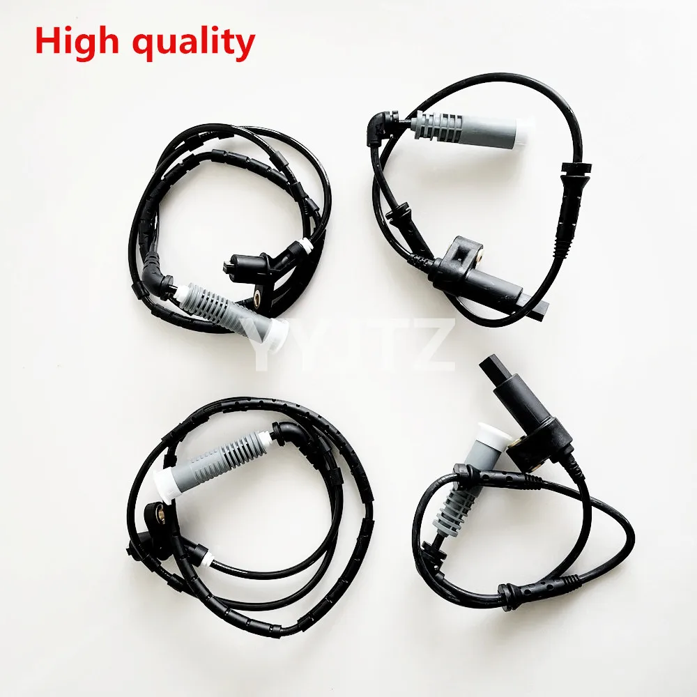 4 PCS 34521164651 34521164652 Front Rear ABS Wheel Speed Sensor Fits BMW E46