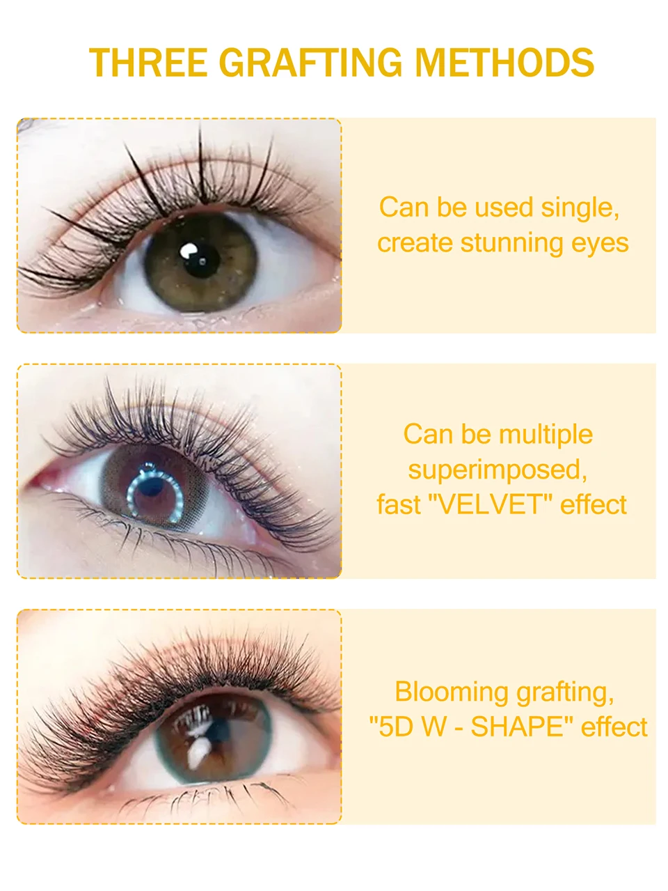 Angel Lashes 5D Flower Wet Lash Extensions Schokoladenbraun Easy Fans Volumen Flora Wimpern Manga Wispy Spike Vorgefertigte Fächerwimpern – Detail 16