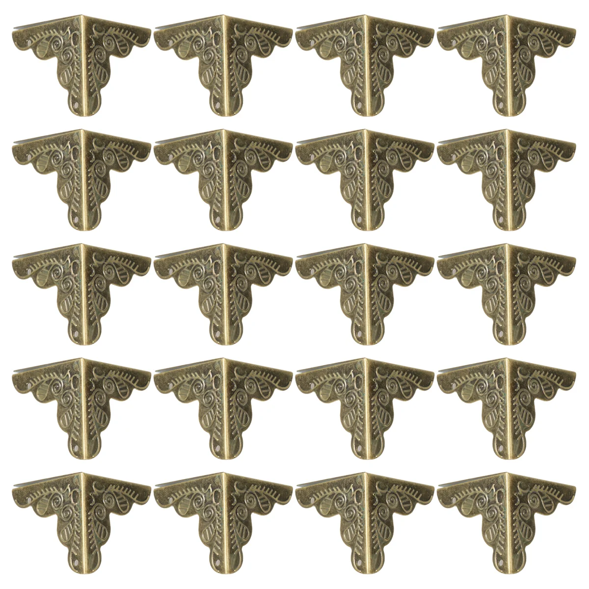 Móveis Canto Protetores Pads, Guardas Folha De Ferro, Máscara De Segurança, Metal, 30 pcs