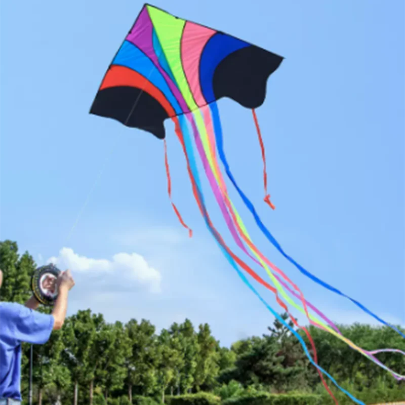 Grand cerf-volant volant chinois pour adultes, brise facile à voler, vent, jouets d'extérieur, kitesurf, parapente, plage, livraison gratuite