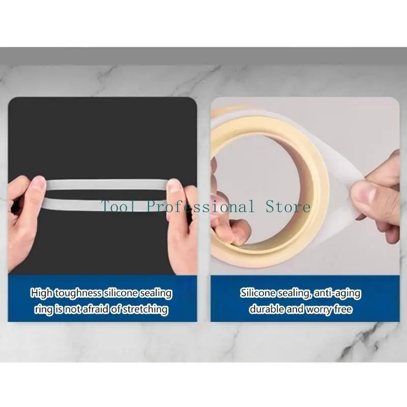 57QF Convenient & Easy to Use Toilet Repair set Clean Bathroom Solution Effective Toilet Seal Replacement Simple Installation