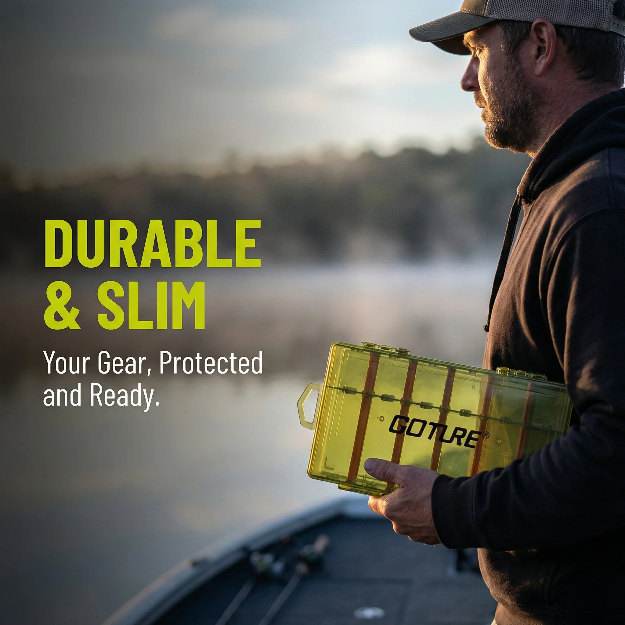 Goture Caja de Pesca Resistente – Estuche para señuelos y anzuelos - imagen 5
