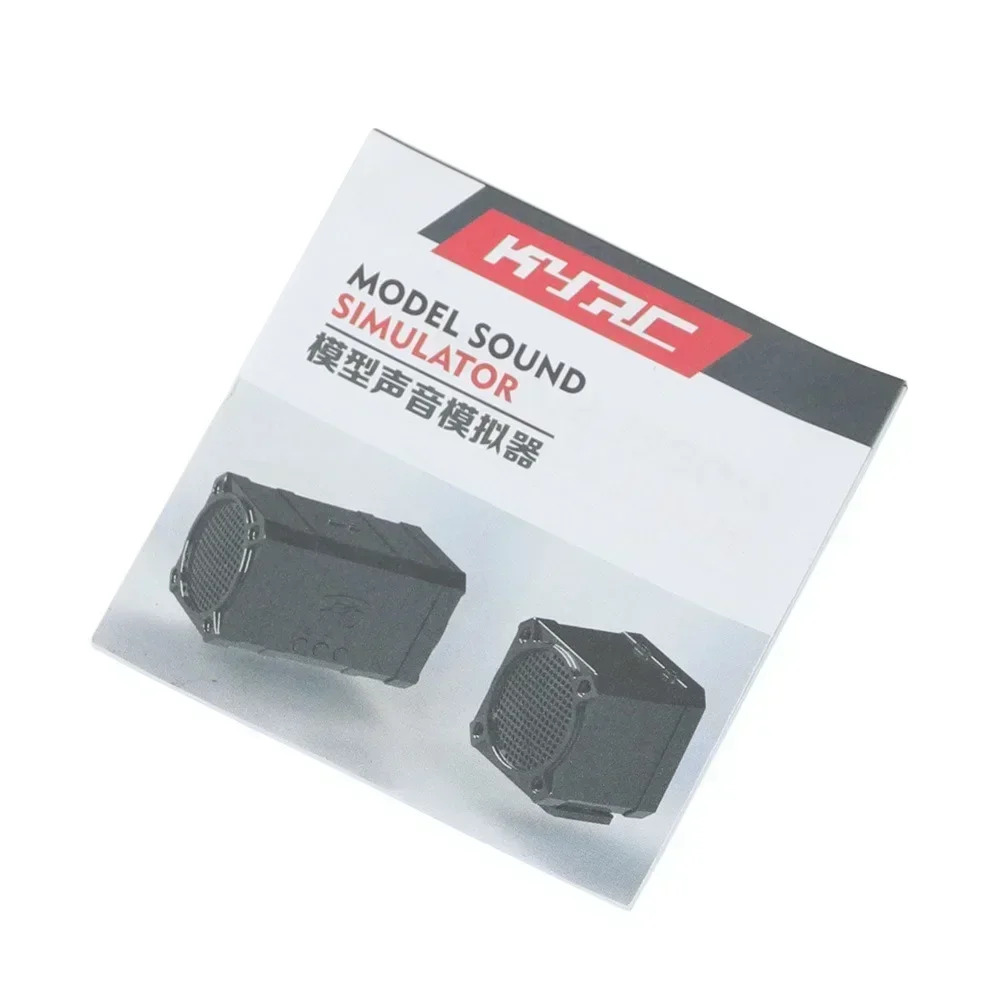 RC Auto Tweekanaals Geluidssimulator 10 Geluidseffect Luidsprekers Linkage Motorgeluidsgroep voor 1/10 RC Crawler Axiale SCX10 TRX4 D90