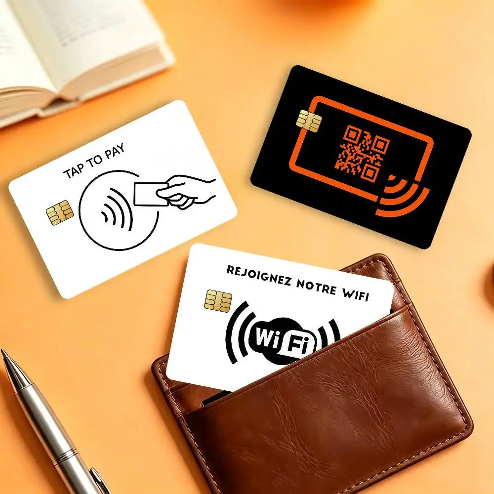 Share WiFi Credit Skin Cover Card Stickers 4PCS Film Bus Pass Front Decoration Bank Debit Waterproof