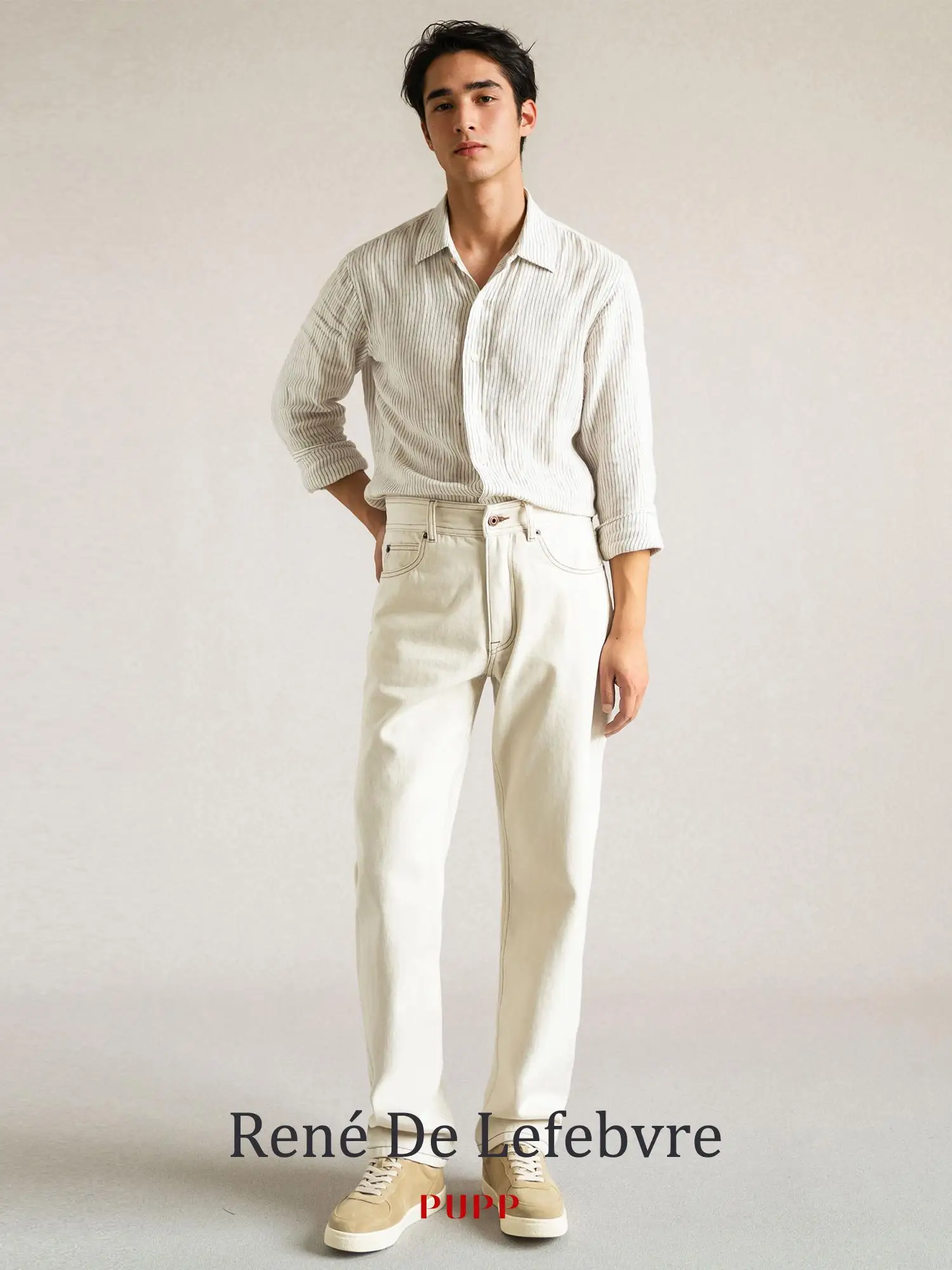 

Men's Fashion Business Straight Leg Cotton Drill Washed out Casual Long Pants Blue Jeans High Waist Zipper Closure All Seasons