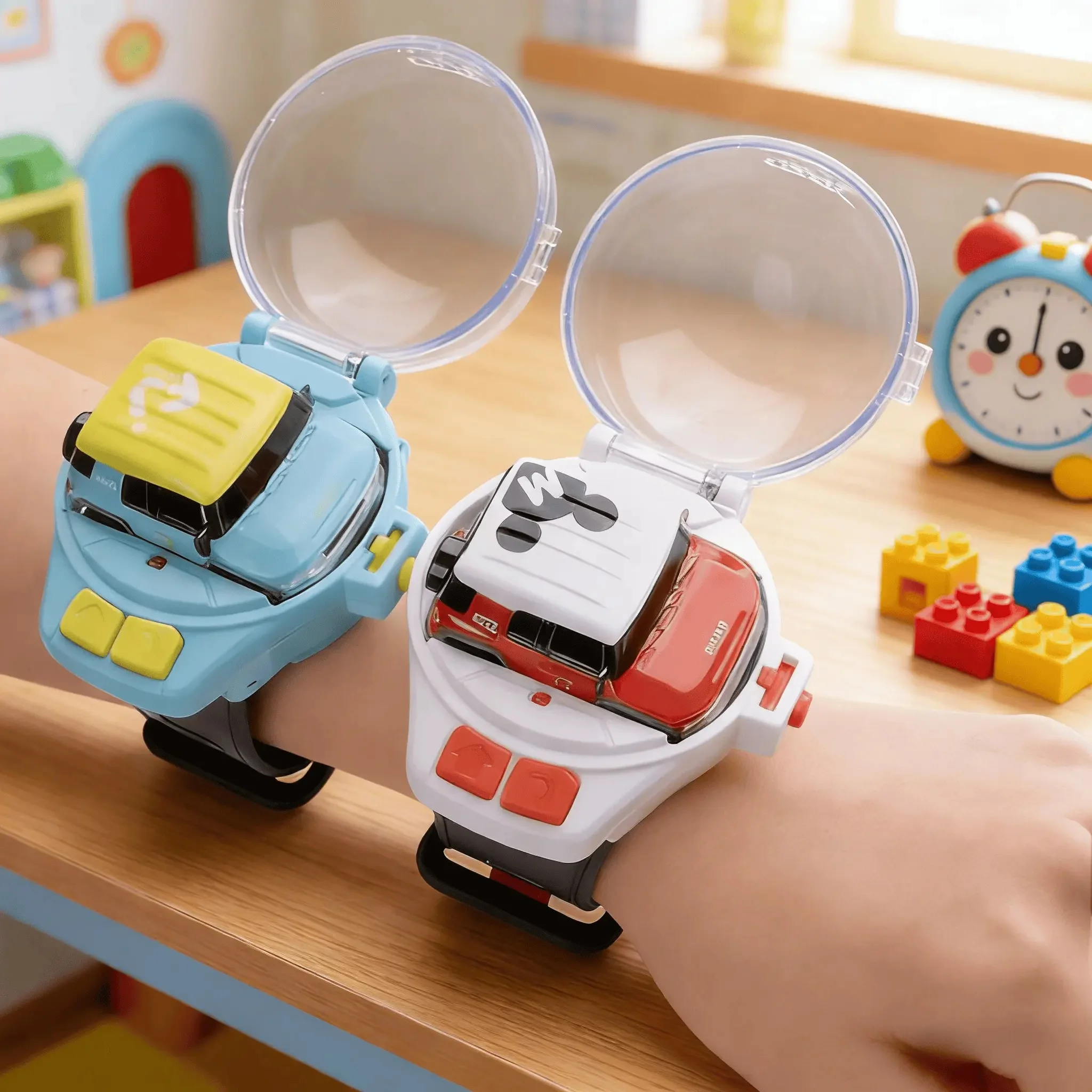 

Kids Watch Remote Control Car Mini Racing Car 2.4GHz Remote Control LED Lights Boys Girls Children Birthday Gift Toys