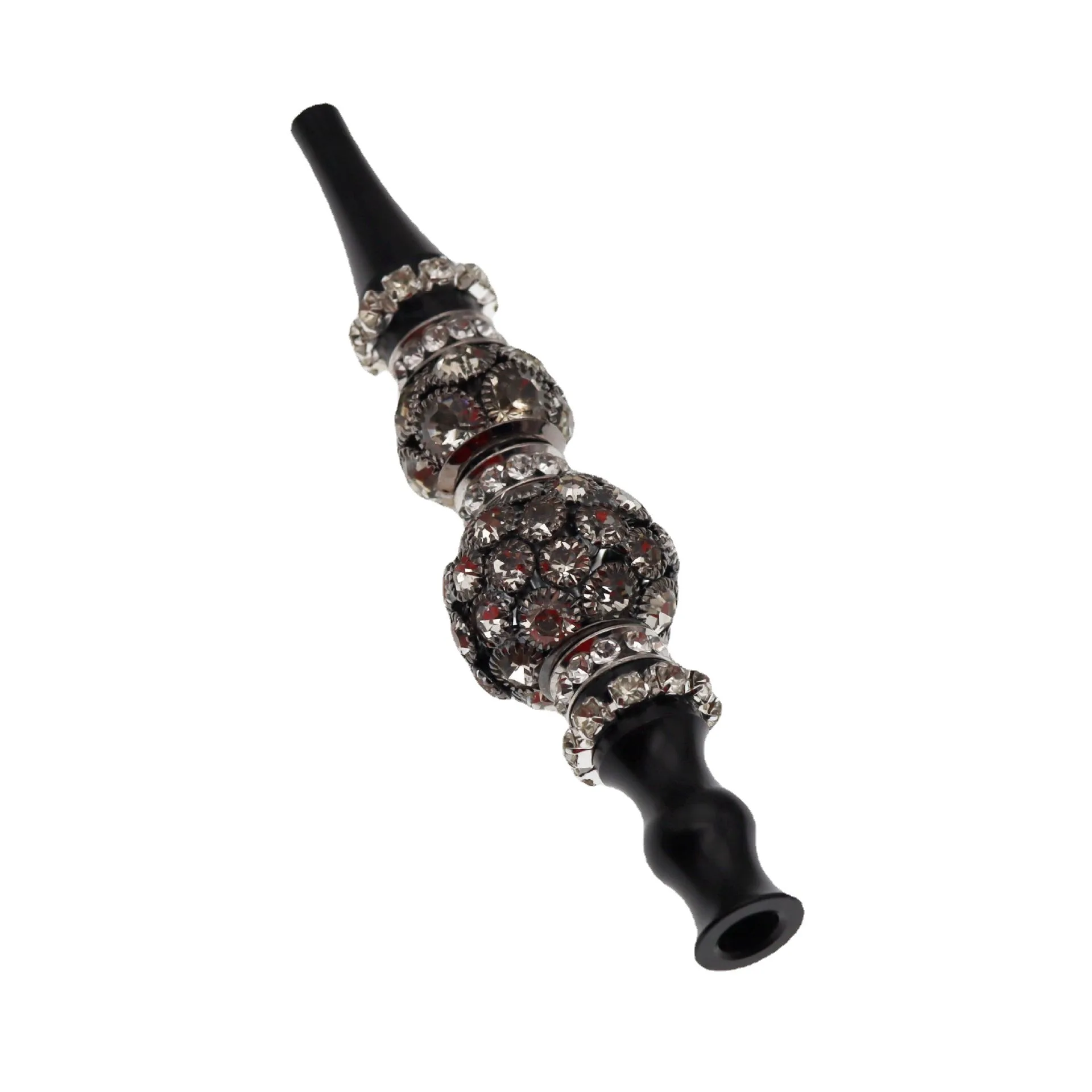 Bling Luxury Handmade Alloy Shisha Hookah Mouth Tips hookah Tip artificial Large Ball Clip Drill ring Arab Hookah Blunt Holder