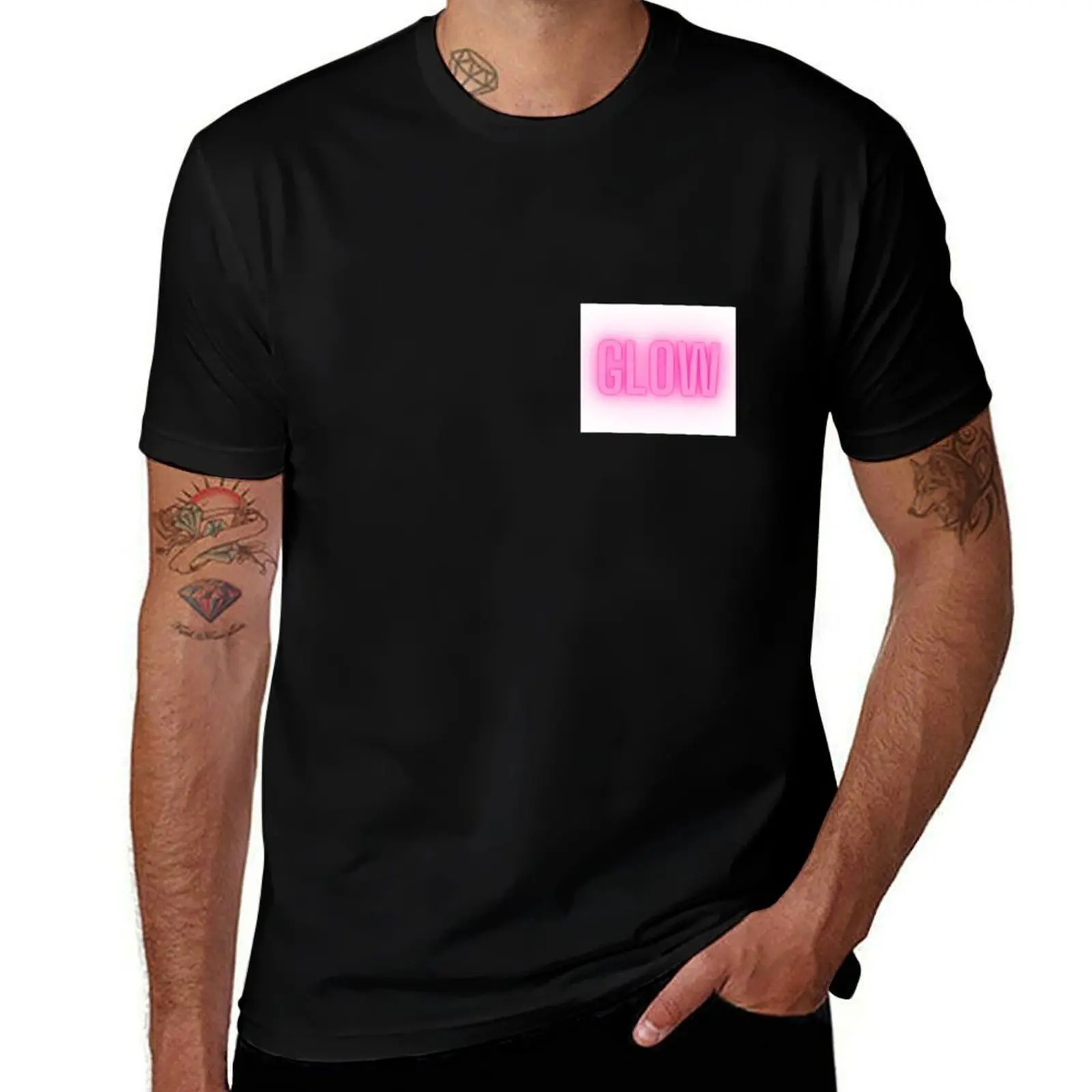 

GLOW Hologram design T-Shirt plain new gifts and t-shirts clothes sweat shirts, men