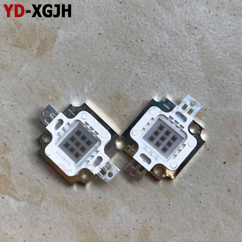 10W LED Chip Matrix Full Spectrum Grow Light Bulb SMD COB RGB IR Red Green Blue Orange Amber Golden Cyan for Plant Growth