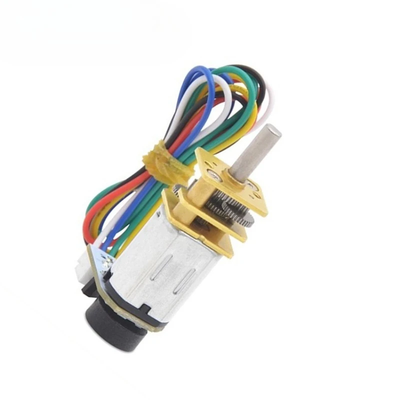 N20 Deceleration Motor DC 6V Low-Speed Miniature Motor 1:12 Pulse Hall Encoder Gear