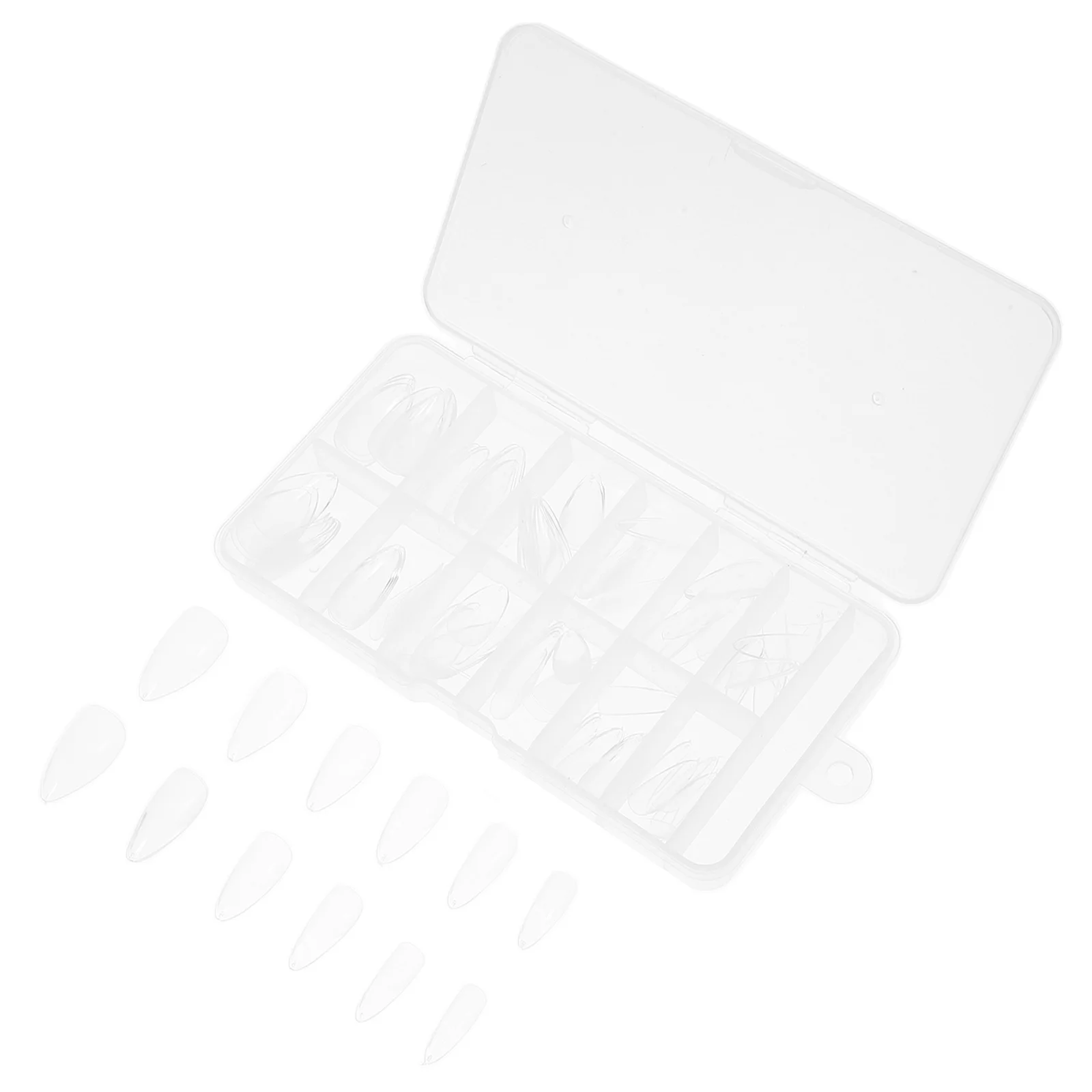 120 個フェイクネイルフルカバークリアネイルチップ女性用 DIY マニキュアアートネイルチップフェイクネイルマニキュア用品