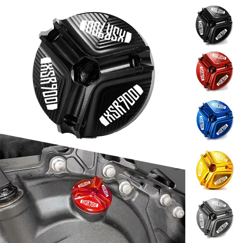 M20*2.5 Engine Oil Filler Plug Cover Oil Caps Motorcycle Accessories CNC Oil Drain Plug Cap For XSR900 XSR 900 xsr900 2016-2023