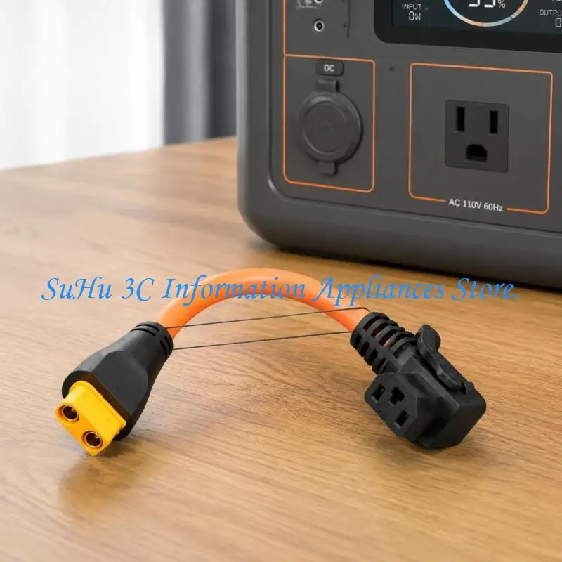  Right-Angle XT90 Power Cable with Flexible Silicone Jackets for Matching Interfaces and Space-Consciously Cable Routing