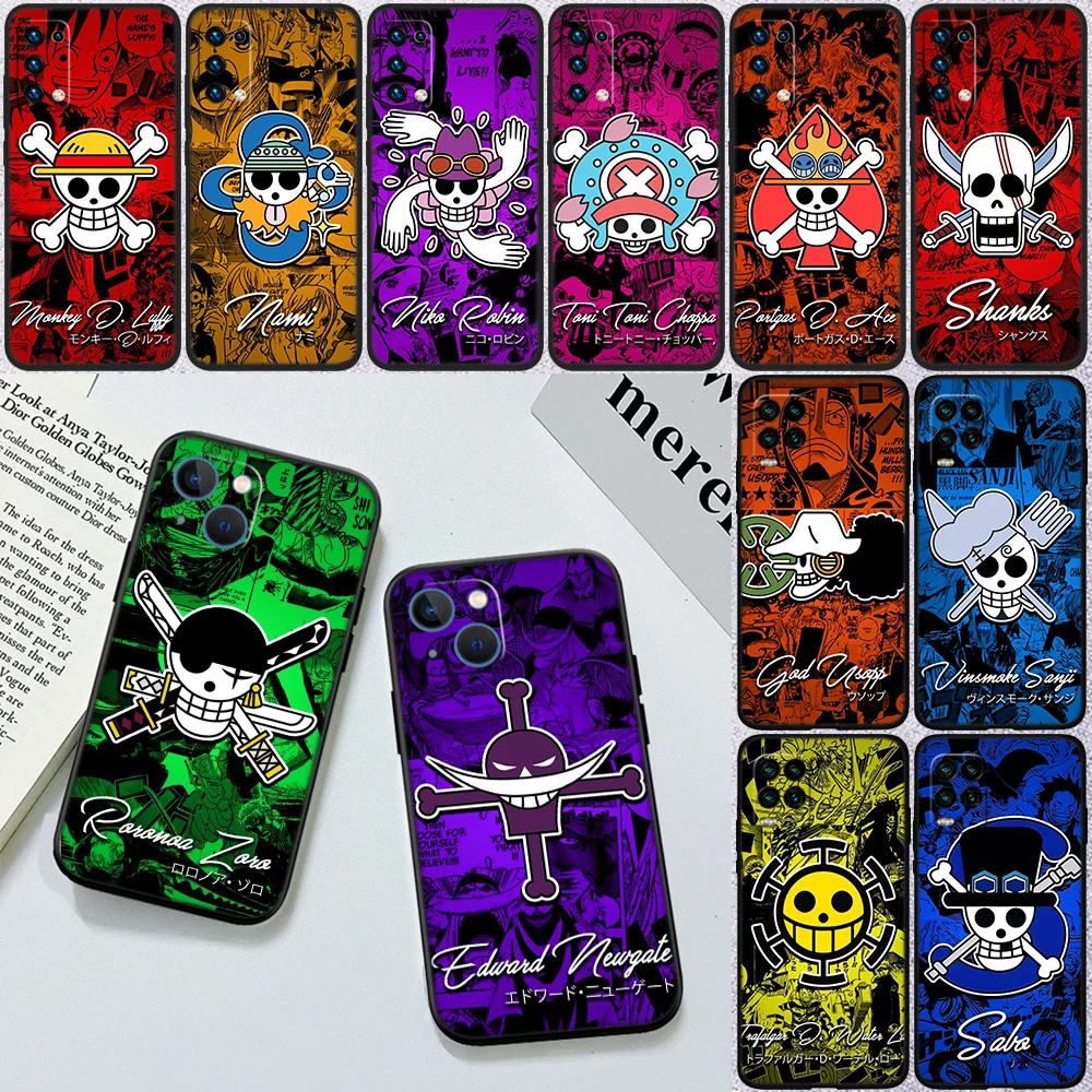 Чехол для телефона с логотипом One Piece для Motorola Moto Edge 60 60s 70 G86 G56 G54 E14 G04S G45 G54 G64 S30 S50 X30 X40 X50 Ultra Pro Power