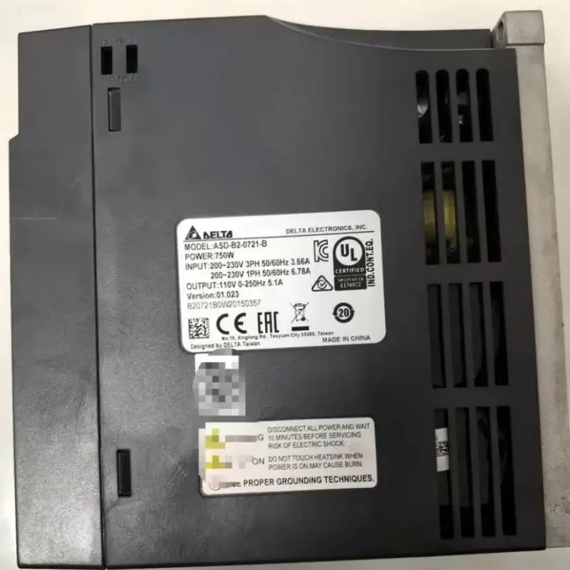 

Second hand ASD-B2-0721-B 750W servo drive test OK, fast shipping