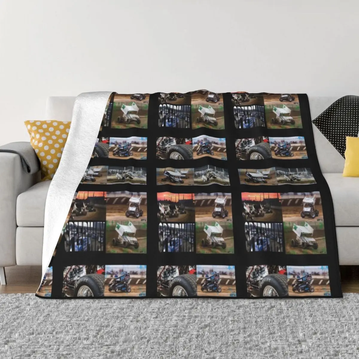 Sprintcar sticker pack theme Throw Blanket christmas decoration Thermals For Travel For Decorative Sofa Luxury Blankets